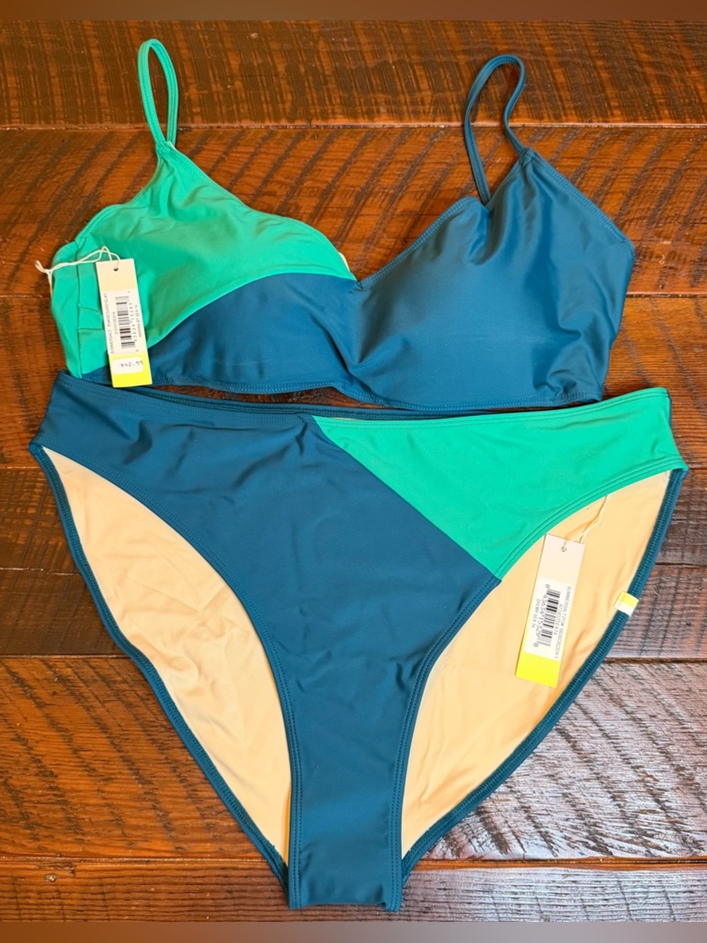 Summersalt Teal and Green Bikini - Picture 6 of 11